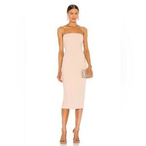 MISHA X REVOLVE Irisa Dress in Nude, current MSRP on Revolve $280, NWT, size 4